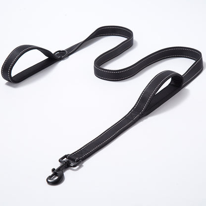 DuoGrip™ – Laisse Double  Poignée Confort Anti-Choc